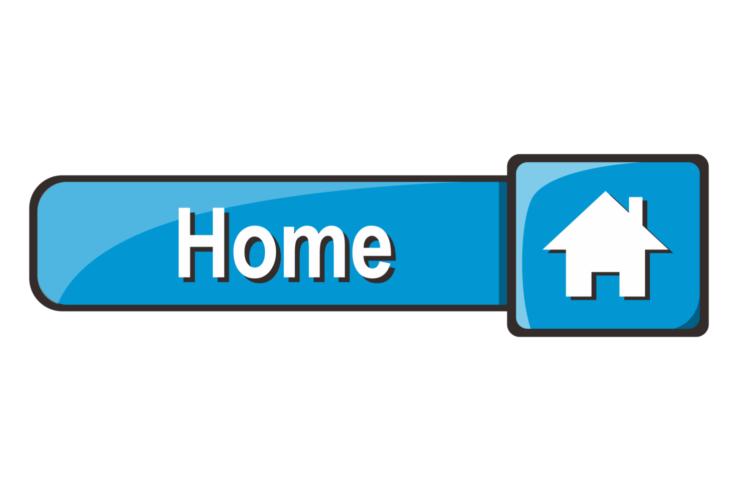 web knop icoon - huis knop png