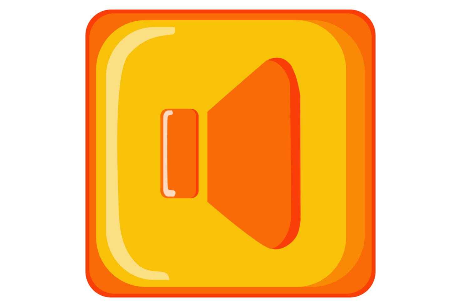 Music and Video Player button - Speaker Button png