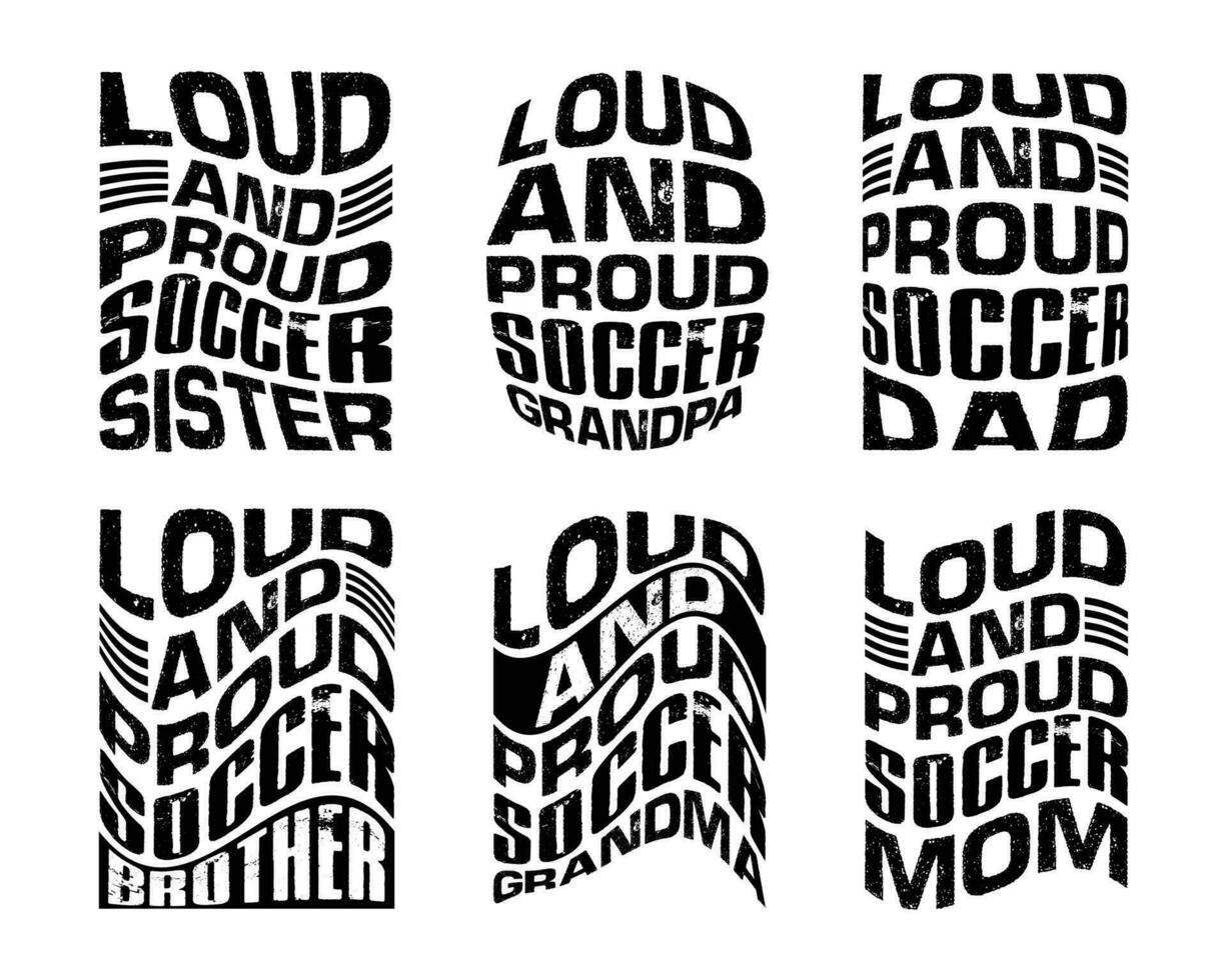 Soccer T shirt Design Bundle, vector Soccer T shirt  design, Football shirt, Soccer typography T shirt design Collection