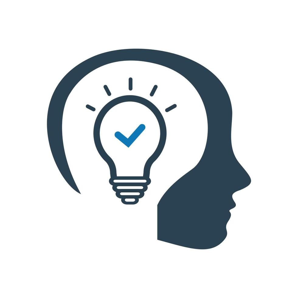 Creative Thinking icon vector