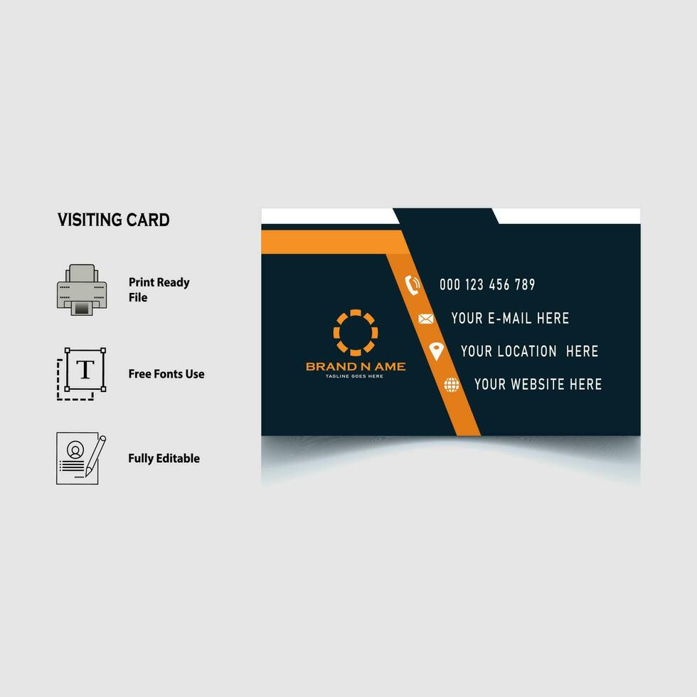 visiting card design vector