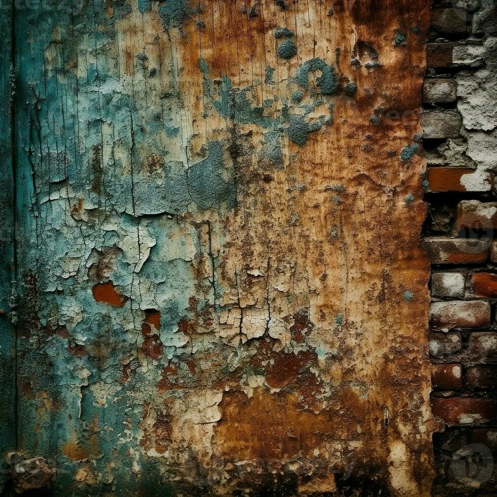 Rust Paint Grunge Texture Background photo