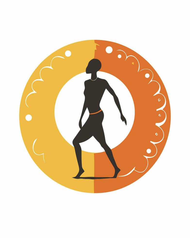 African tribal logo vector