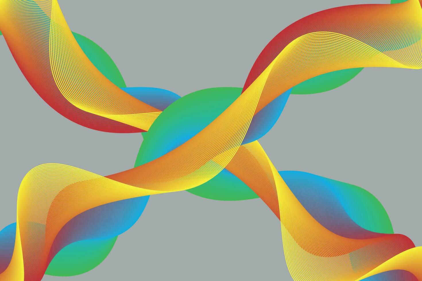 colorful gradient wave line. fluid abstract background. suitable for landing page and computer desktop wallpaper vector