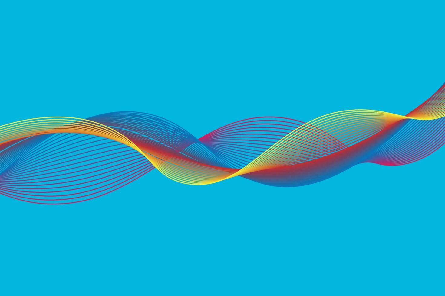 colorful gradient wave line. fluid abstract background. suitable for landing page and computer desktop wallpaper vector