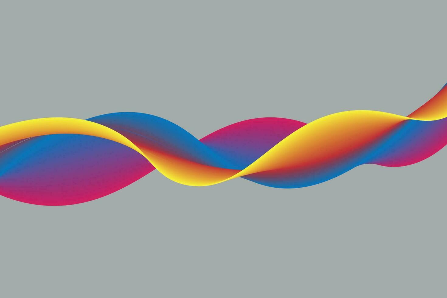 colorful gradient wave line. fluid abstract background. suitable for landing page and computer desktop wallpaper vector