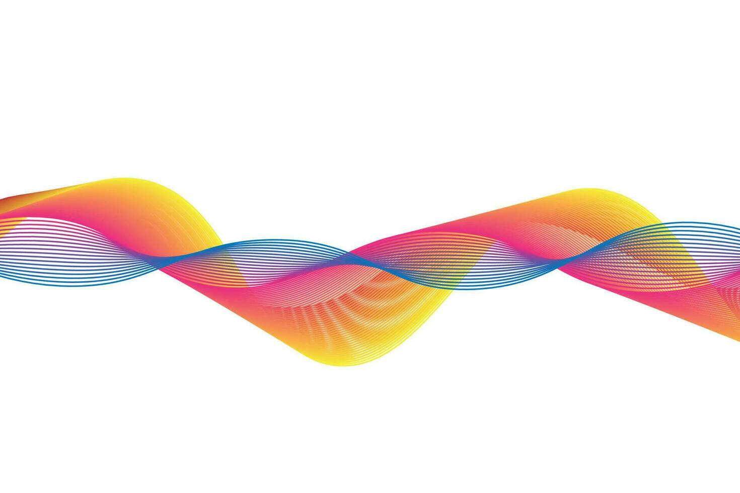 colorful gradient wave line. fluid abstract background. suitable for landing page and computer desktop wallpaper vector