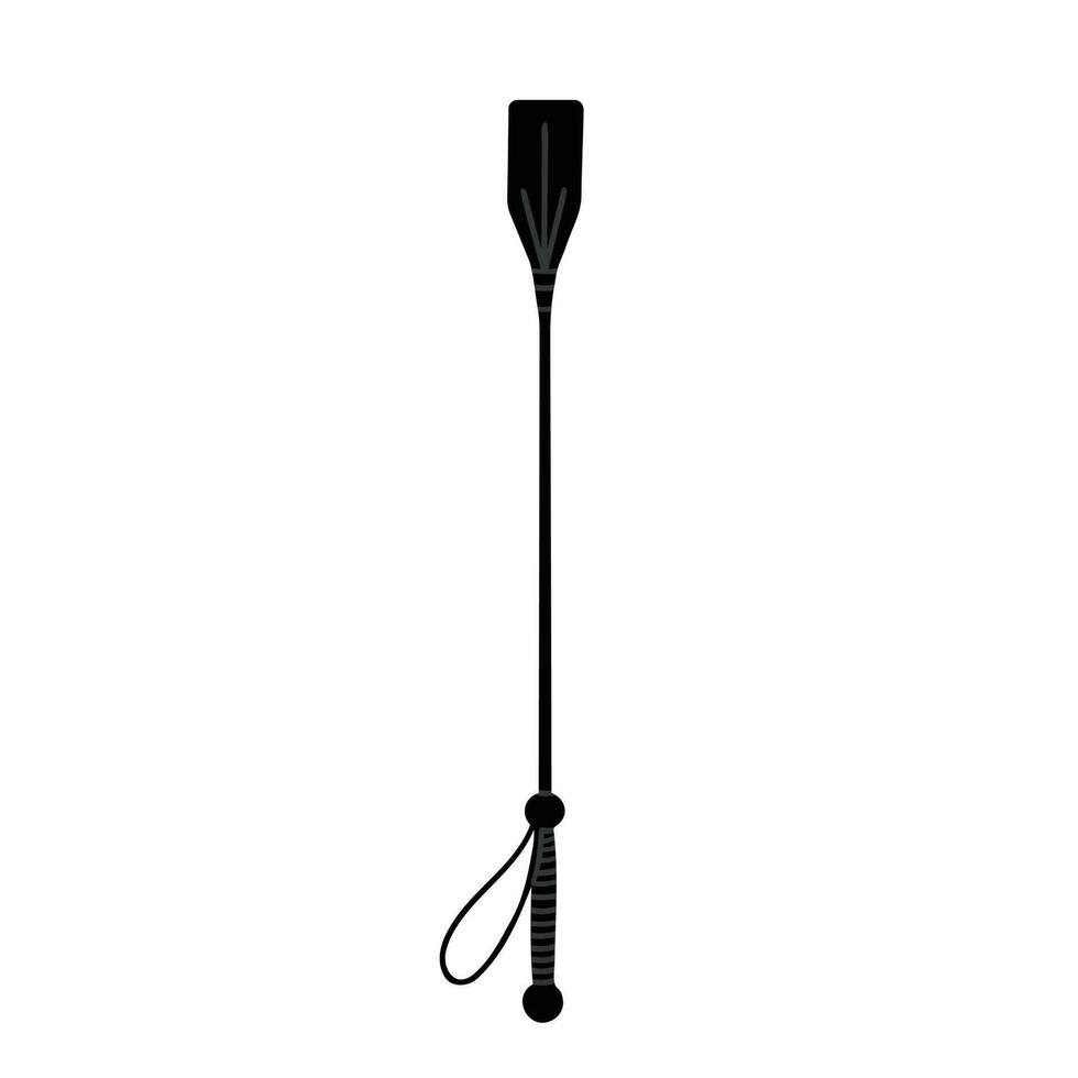Horse whip. Illustration for printing, backgrounds, covers and packaging. Image can be used for greeting cards, posters, stickers and textile. Isolated on white background. vector