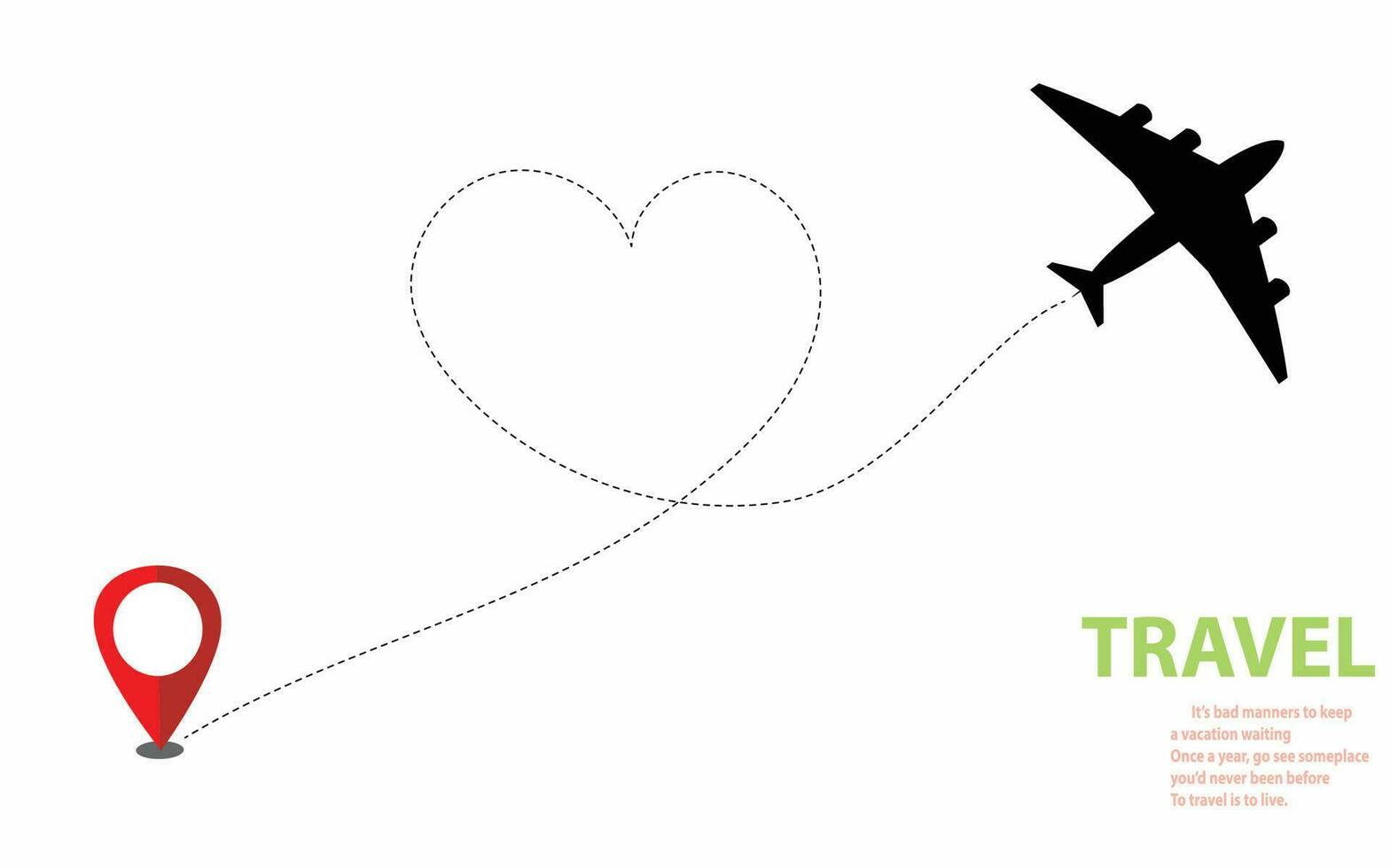 The symbol or picture of going out travel on a holiday in a simple, easy to understand manner. can be used easily. vector