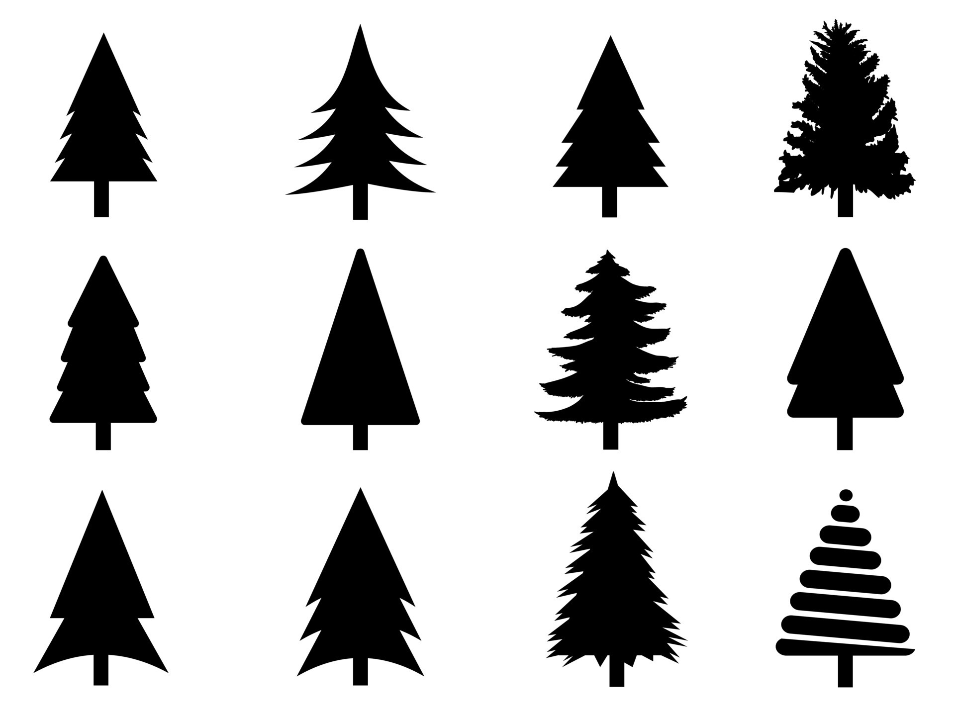 Collection Of Black Trees Icon Can Be Used To Illustrate Any Nature Or galeria-izzy-and-the-black-trees-neal-cassady-chmury-warszawa-03