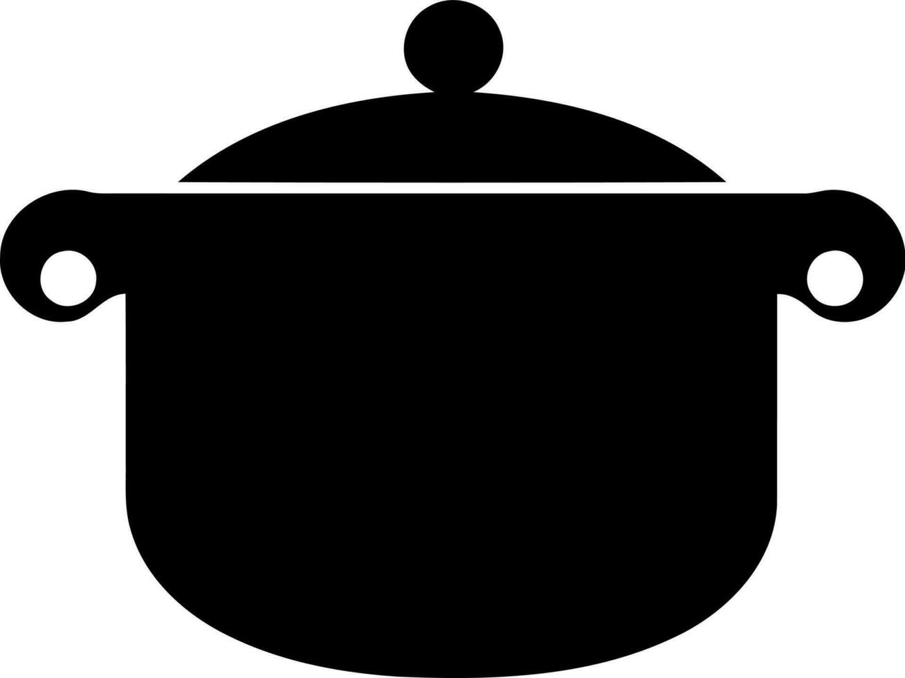 kitchen object cooking pot vector