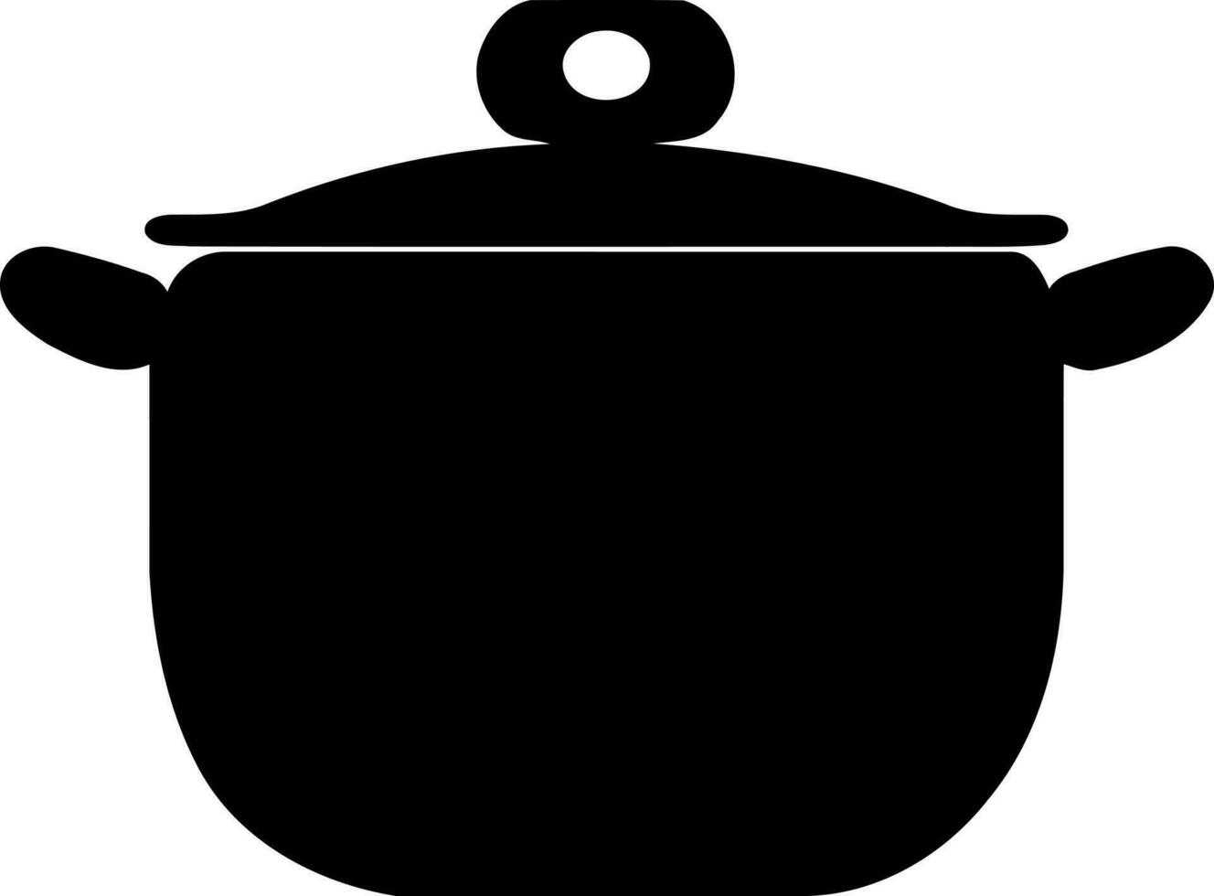 kitchen object cooking pot vector