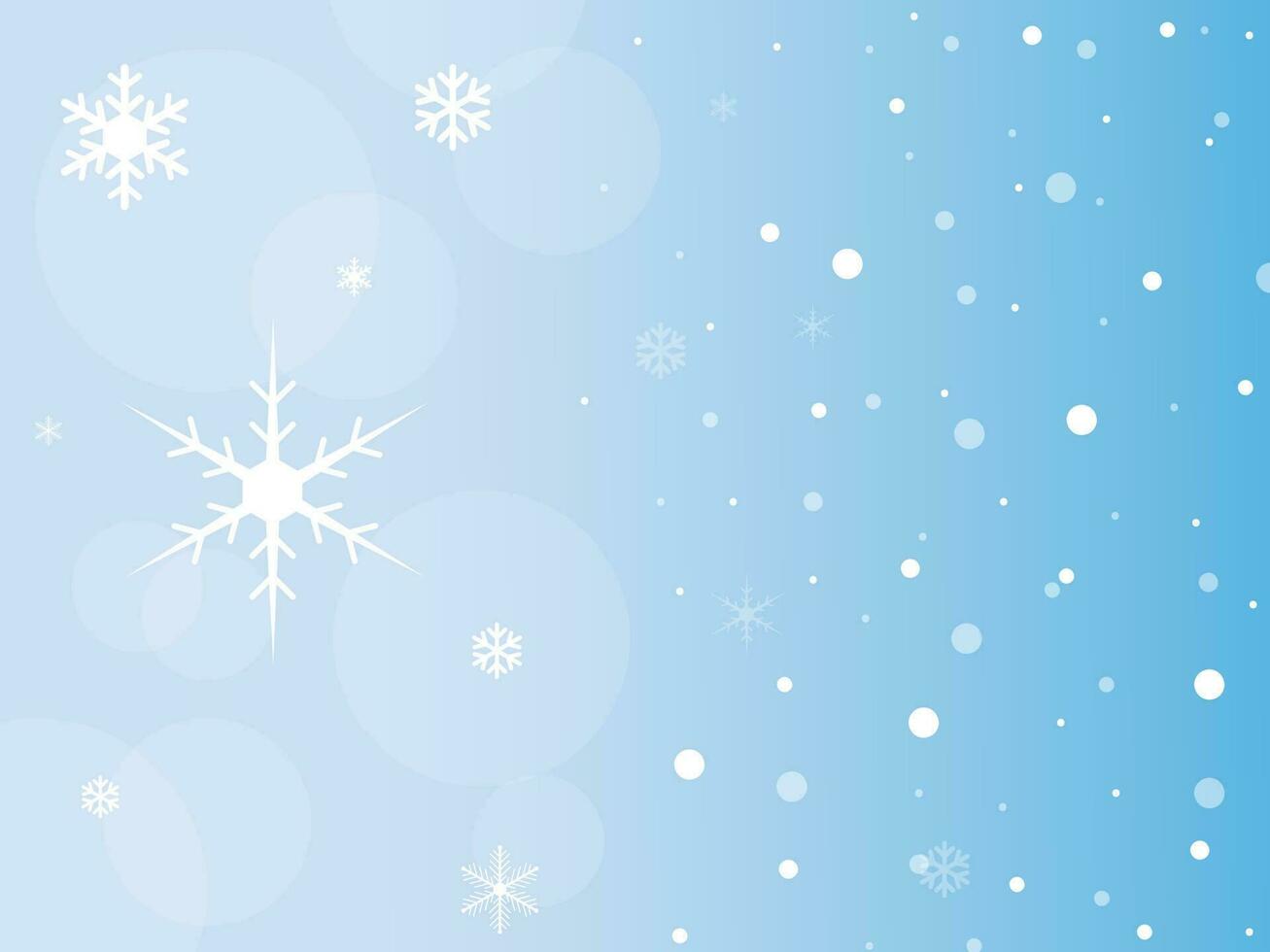 White snow background style and welcome to winter season. vector