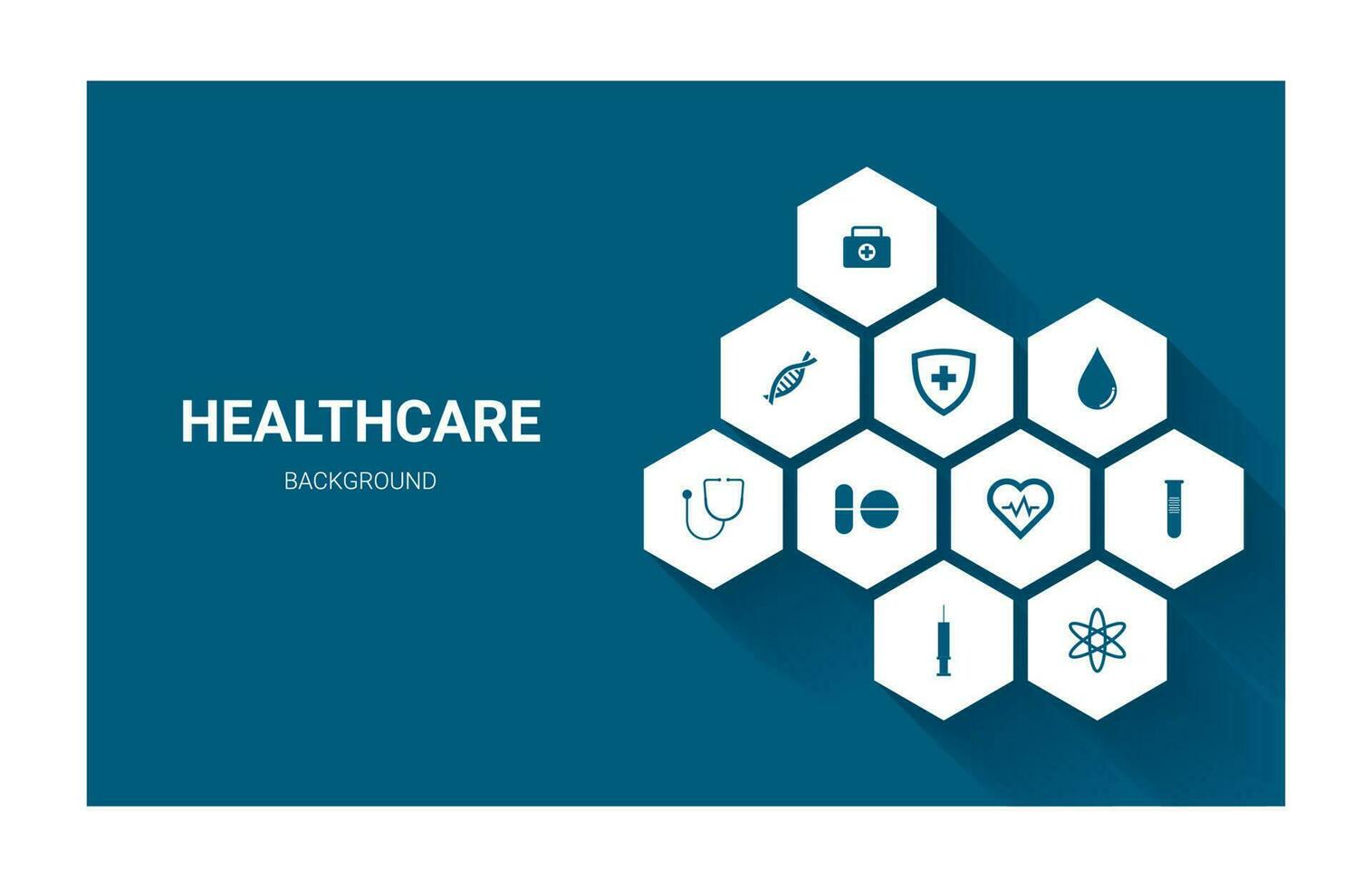 vector healthcare background with medical symbols