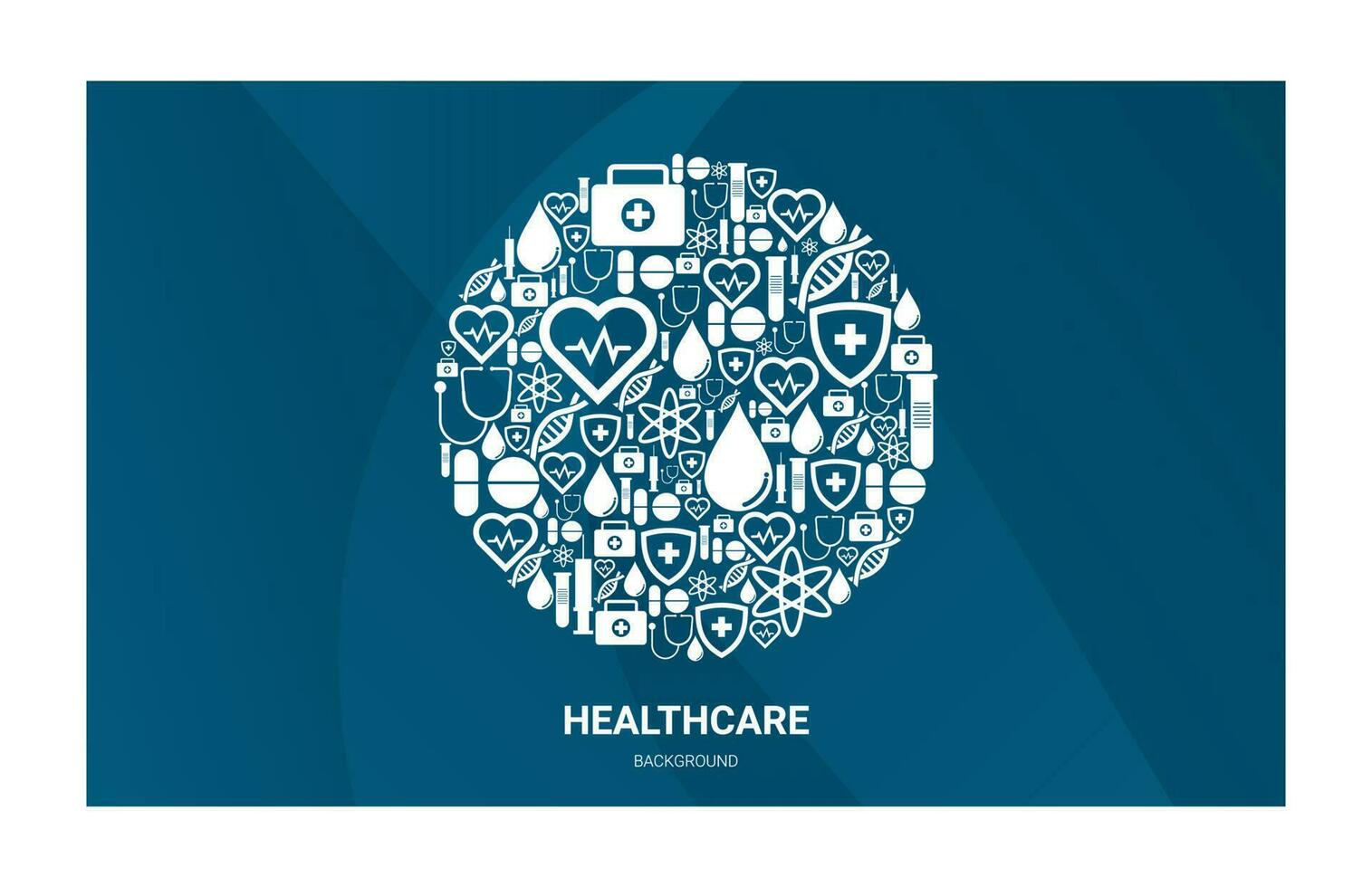 vector symbol healthcare background illustration medical