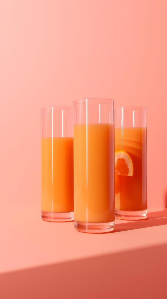 Orange juice. Illustration photo