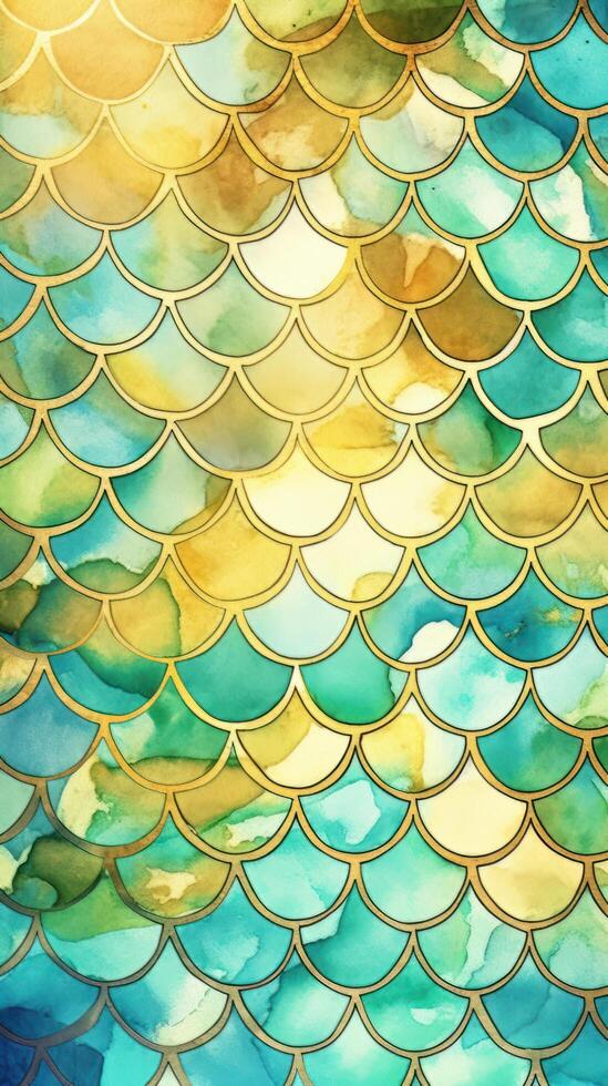 Mermaid background. Illustration photo