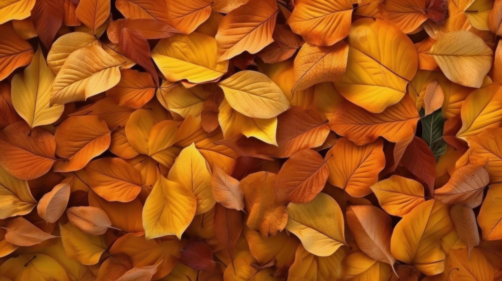 Autumn Leaves Background Illustration photo