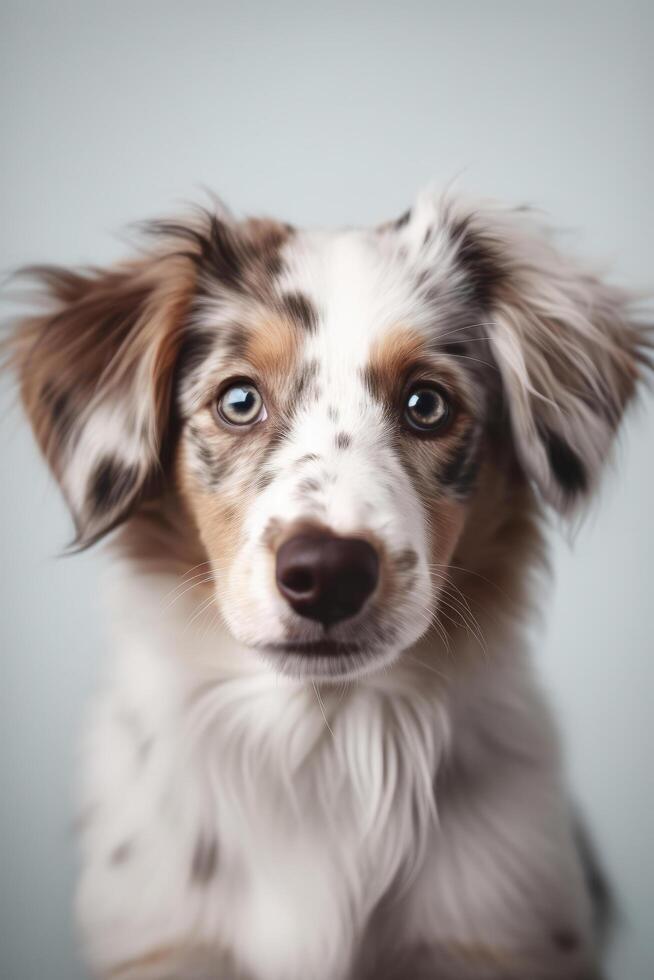 Cute dog portrait. Illustration photo