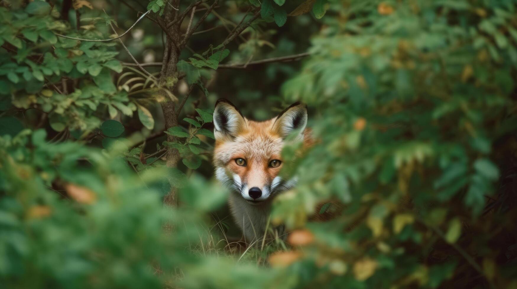 Red fox. Illustration photo