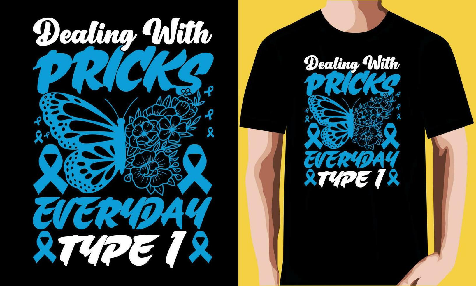 Dealing with pricks everyday type 1 T-shirt Design vector