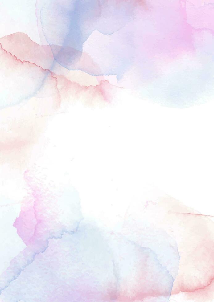 Minimal hand painted watercolour texture background vector