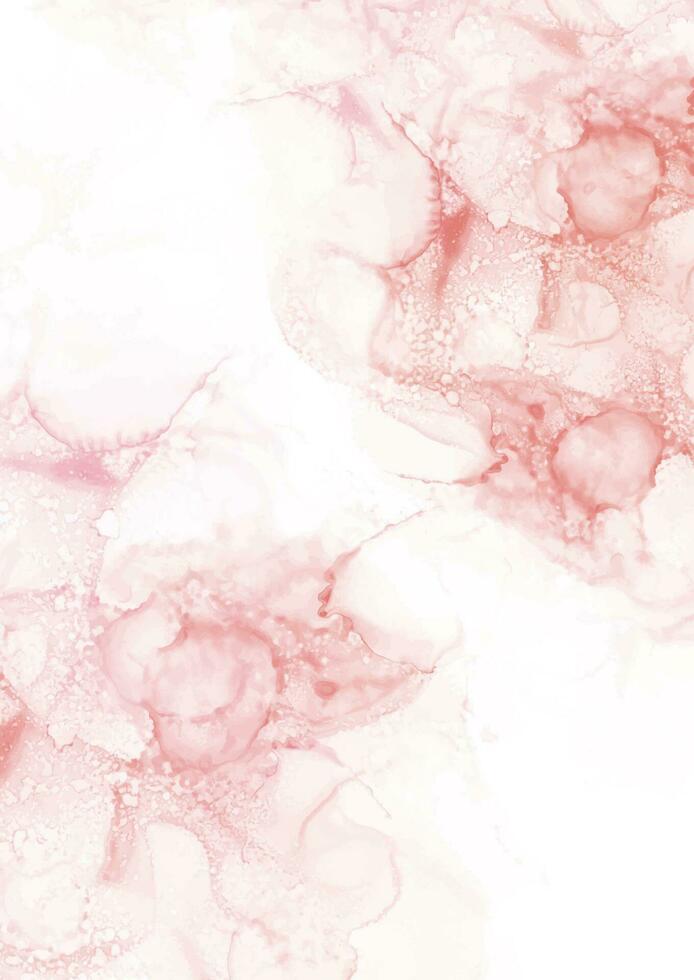 Elegant hand painted alcohol ink background vector