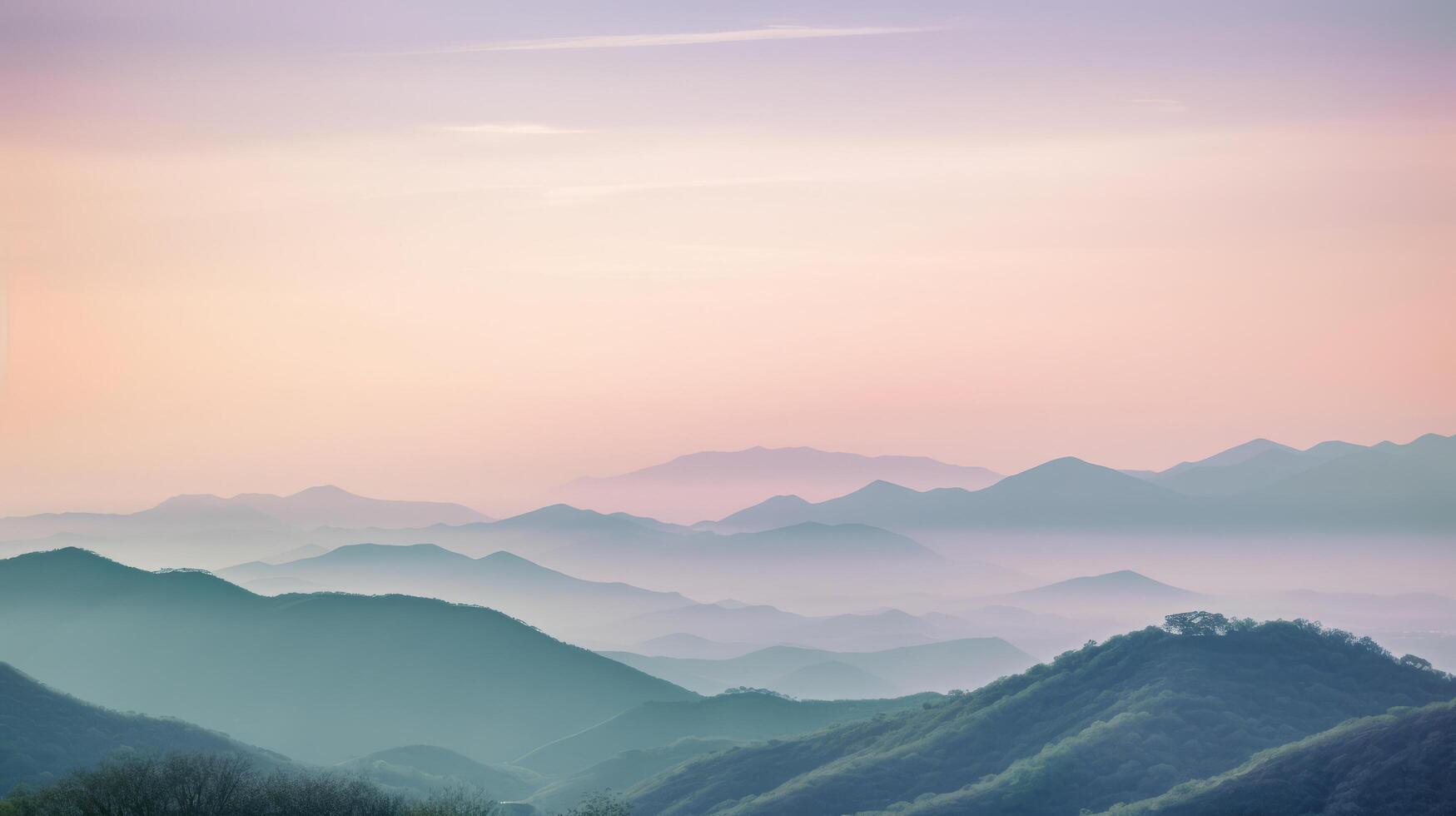 Mountain minimalist background. Illustration photo