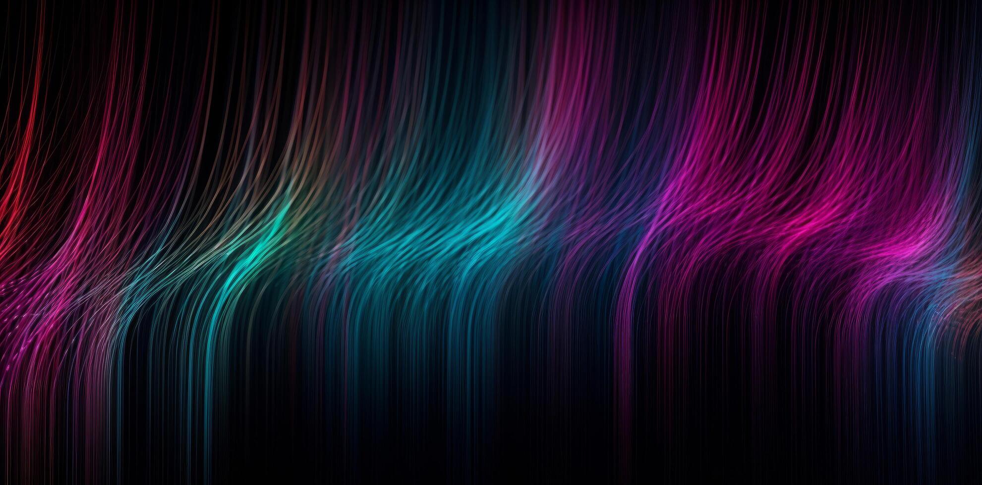 Colorful neon line background. Illustration photo
