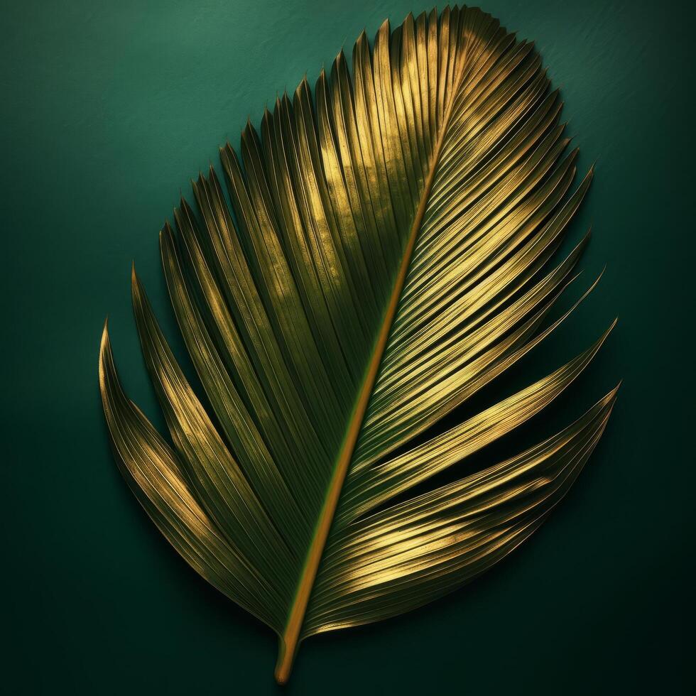 Palm leaf background. Illustration photo