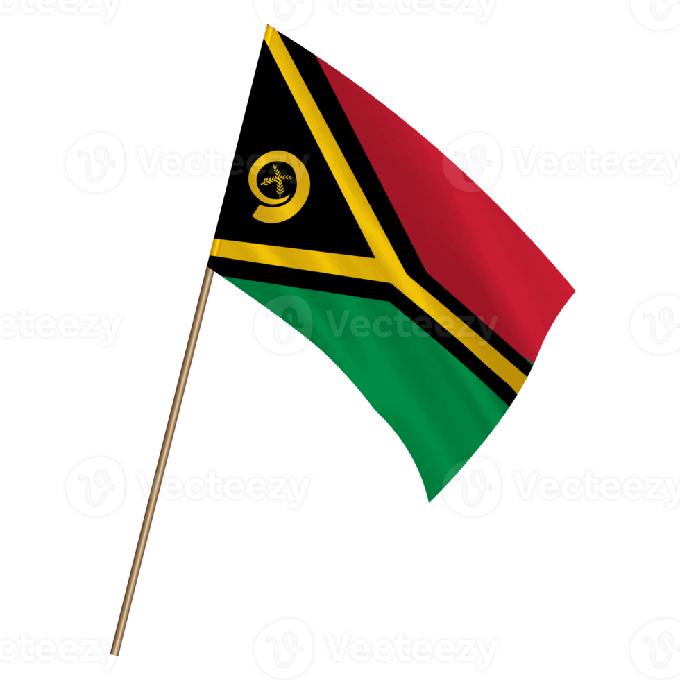 isoliert National Flagge von Vanuatu png