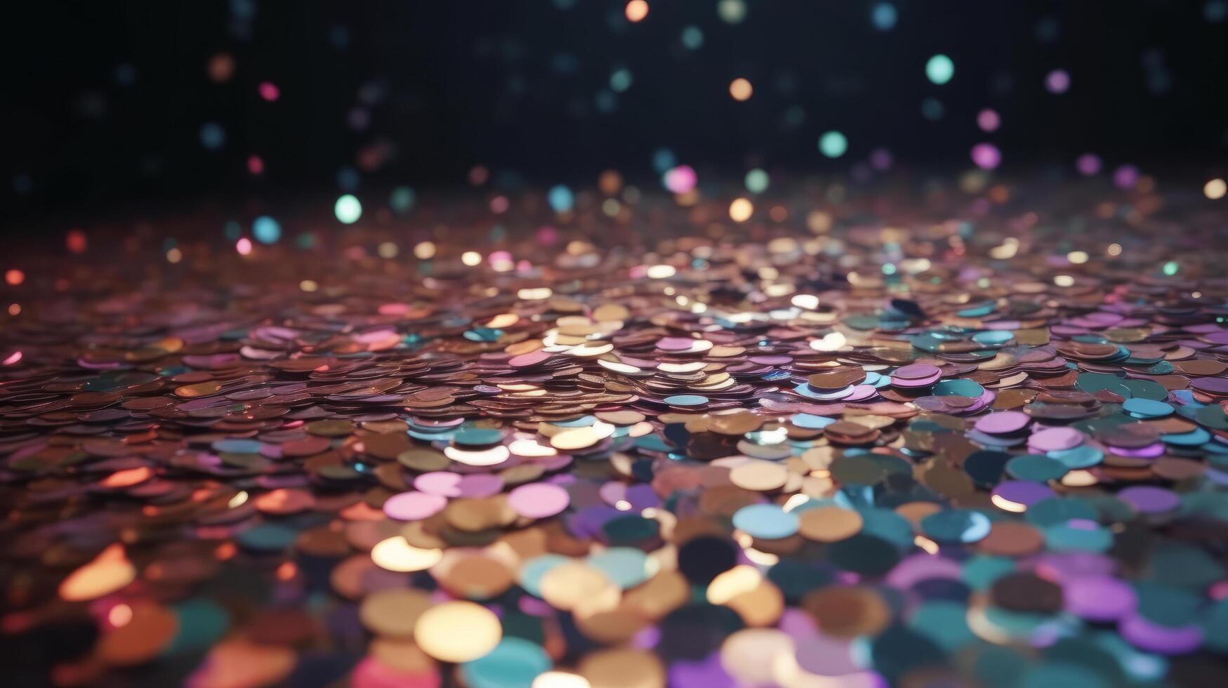 Glitter confetti background. Illustration photo