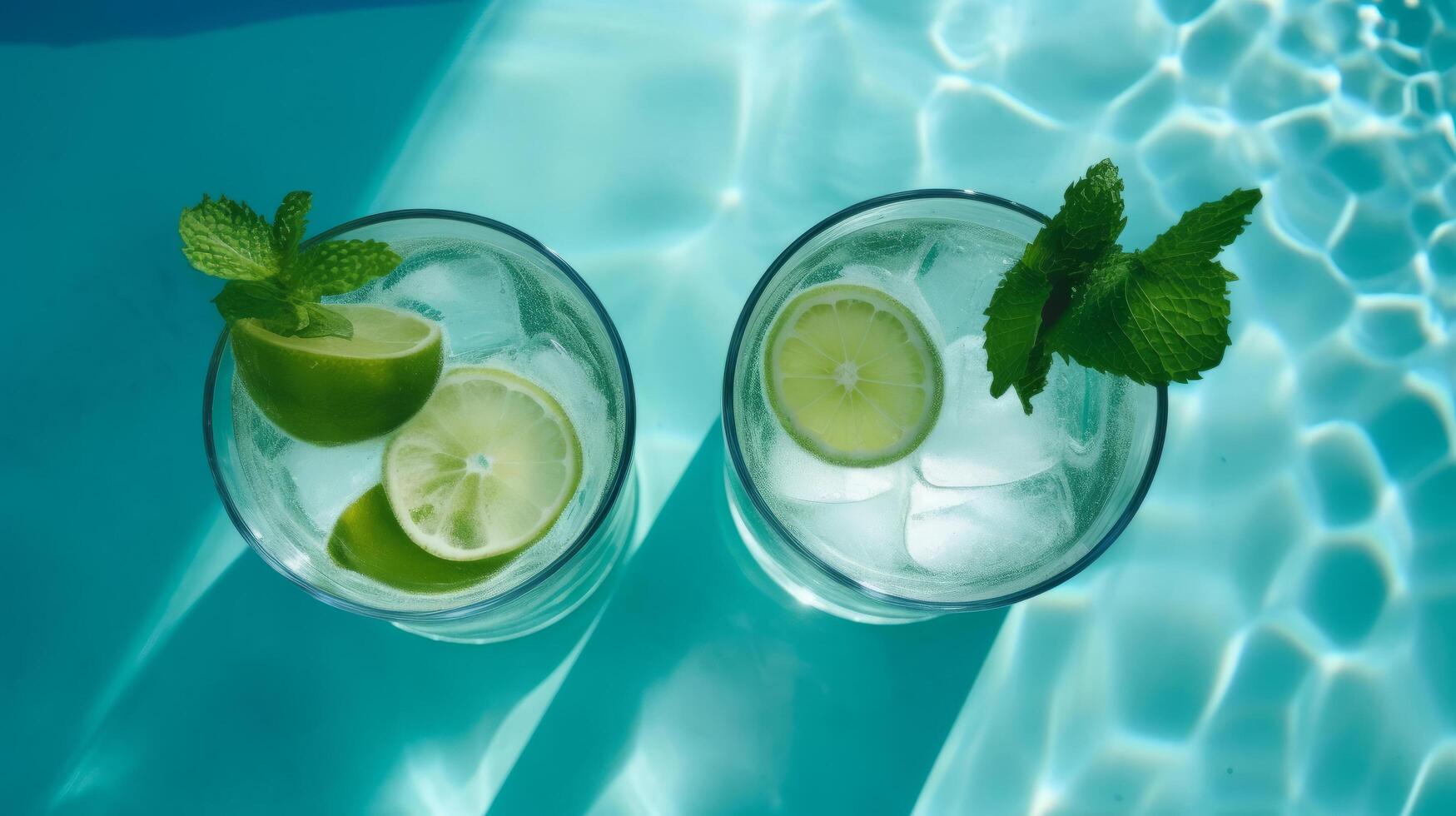 Mojito cocktail. Illustration photo