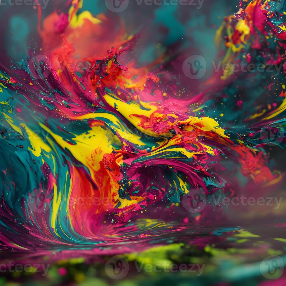 Abstract multicolor swirling background, Abstract colorful background with spiral, photo