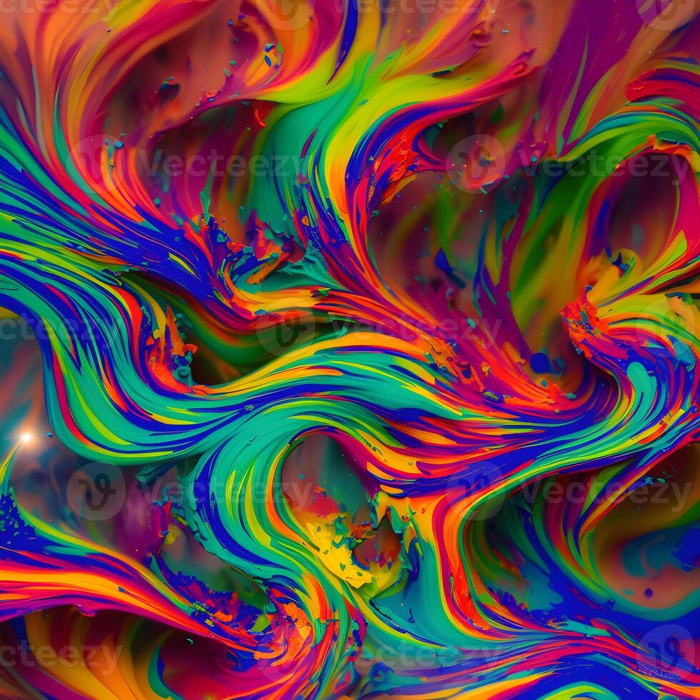 Abstract multicolor swirling background, Abstract colorful background with spiral, photo