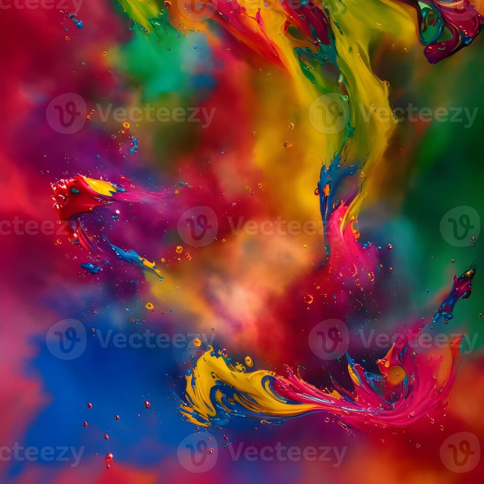 Abstract multicolor swirling background, Abstract colorful background with spiral, photo