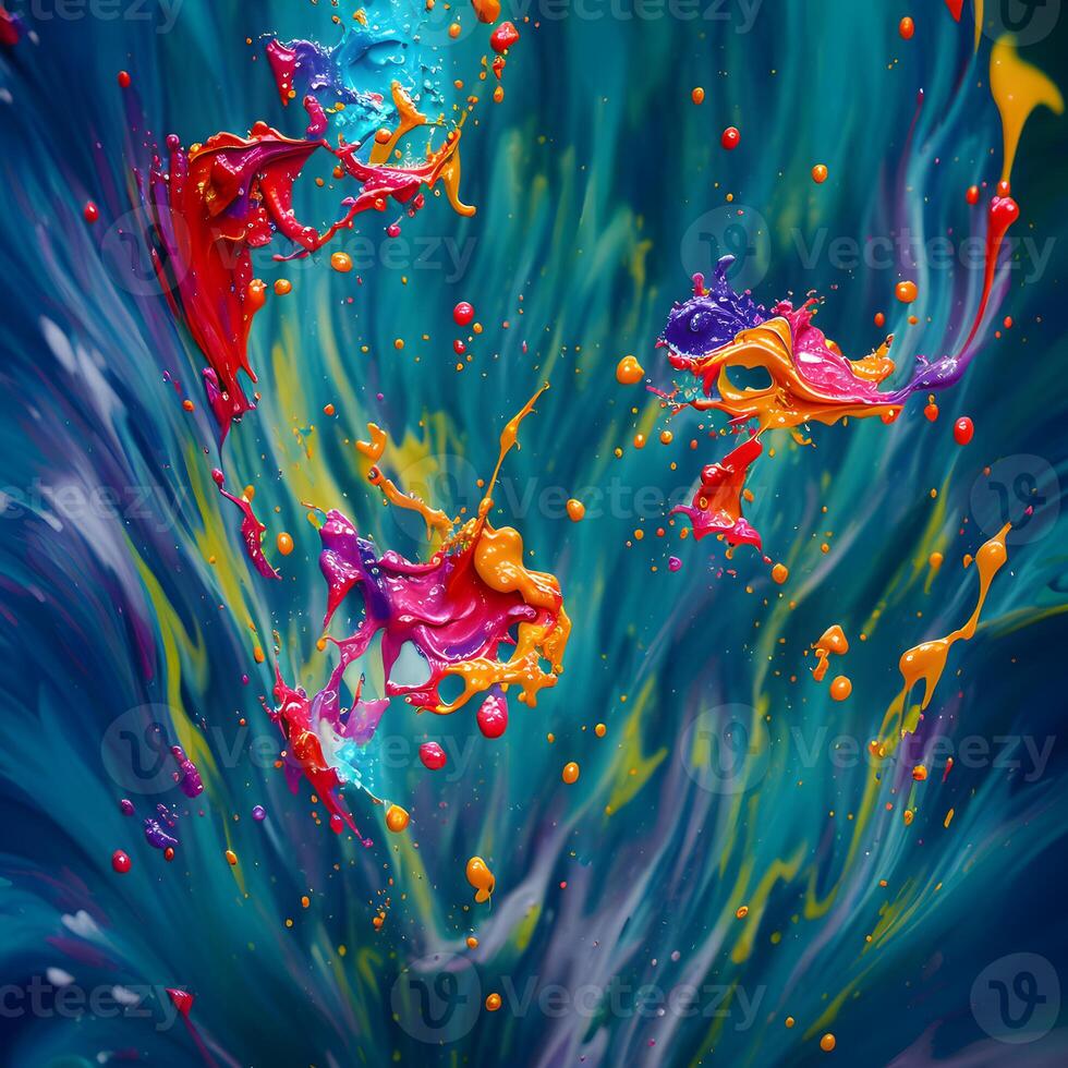 Abstract multicolor swirling background, Abstract colorful background with spiral, photo