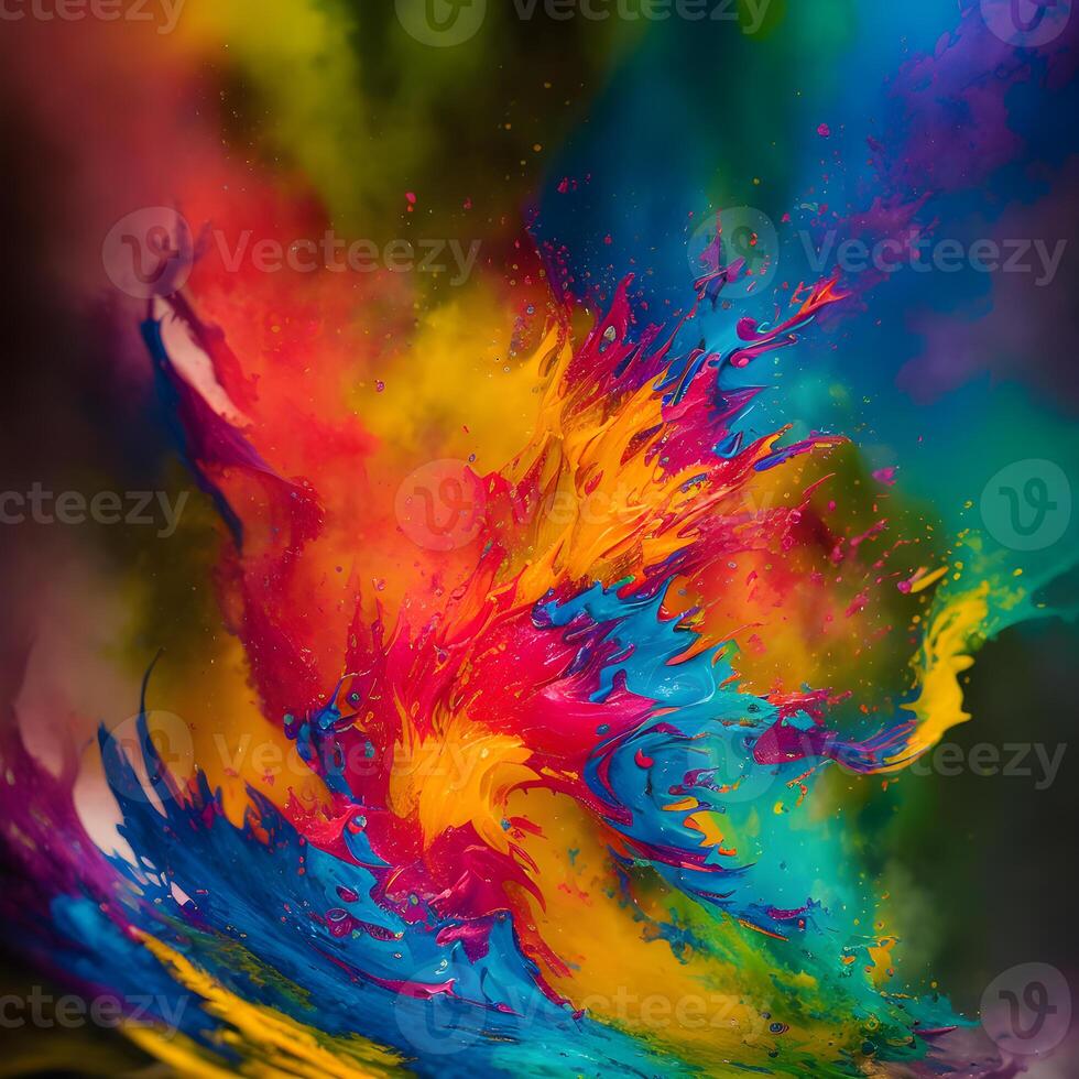 Abstract multicolor swirling background, Abstract colorful background with spiral, photo