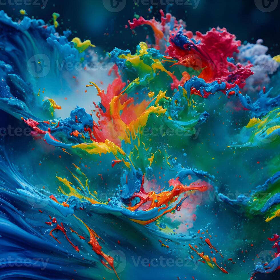 Abstract multicolor swirling background, Abstract colorful background with spiral, photo
