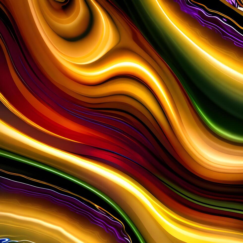 Abstract swirls wallpaper, Abstract wavy liquid background, Abstract geometric dynamic shapes of moving fluid flows background, photo