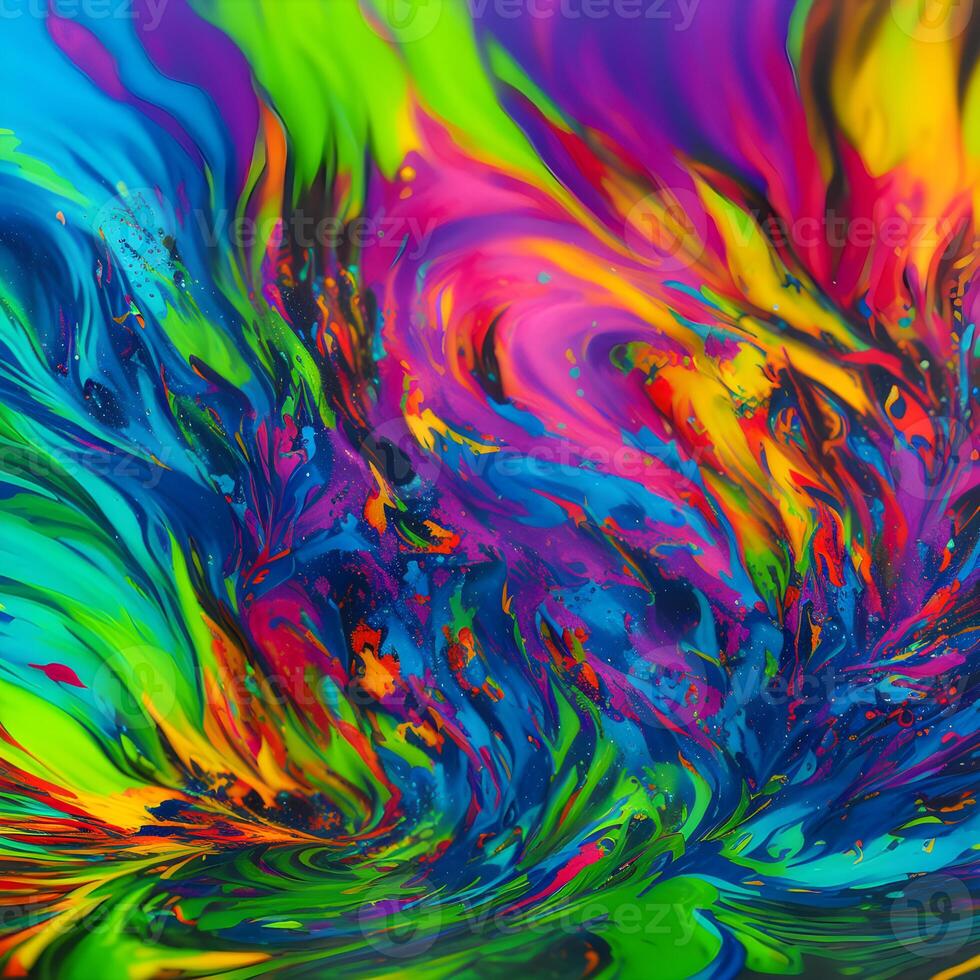 Abstract multicolor swirling background, Abstract colorful background with spiral, photo