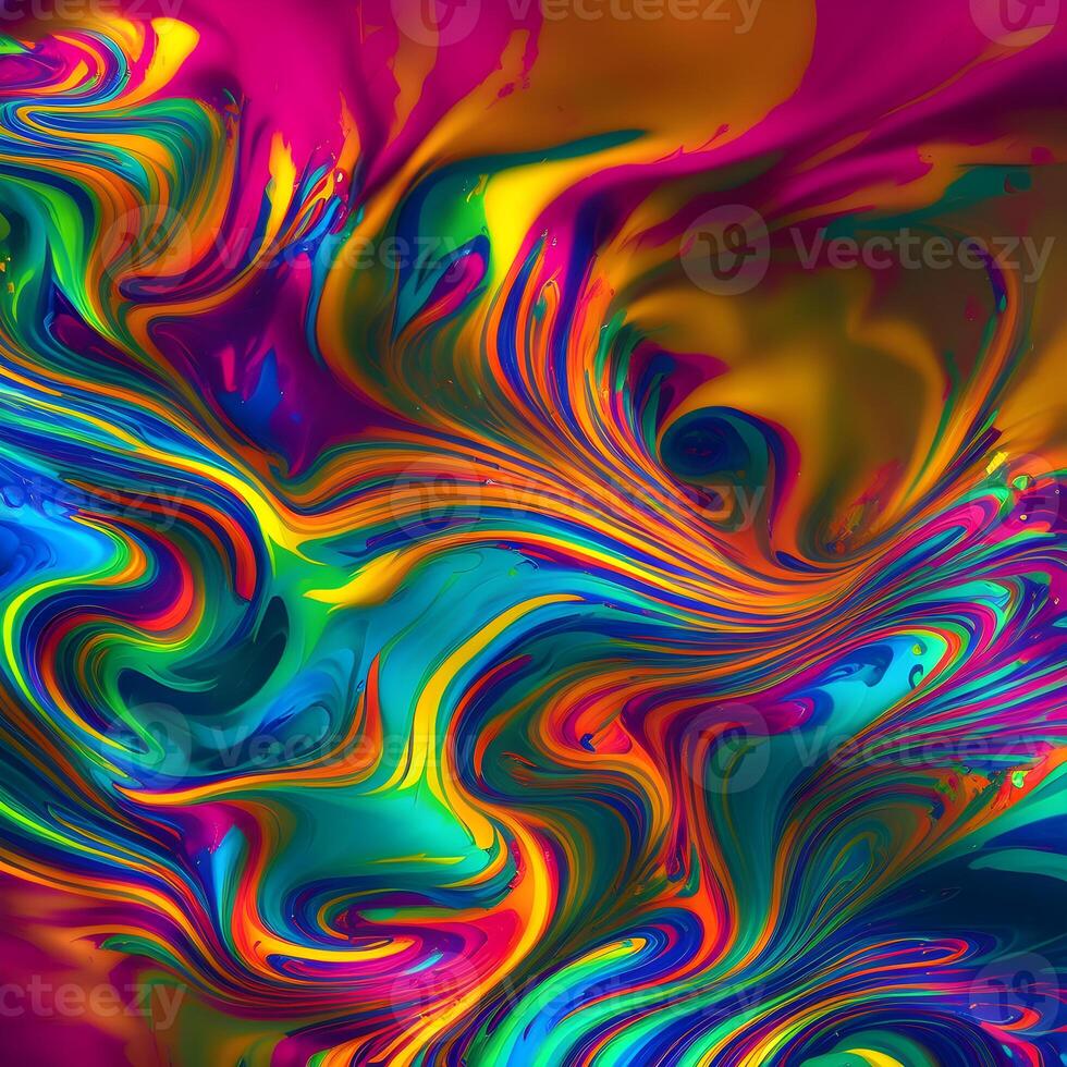 Abstract multicolor swirling background, Abstract colorful background with spiral, photo