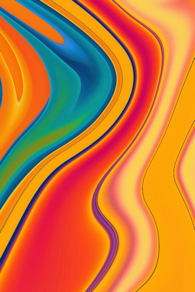 A colorful abstract background with a pattern of lines and colors. photo