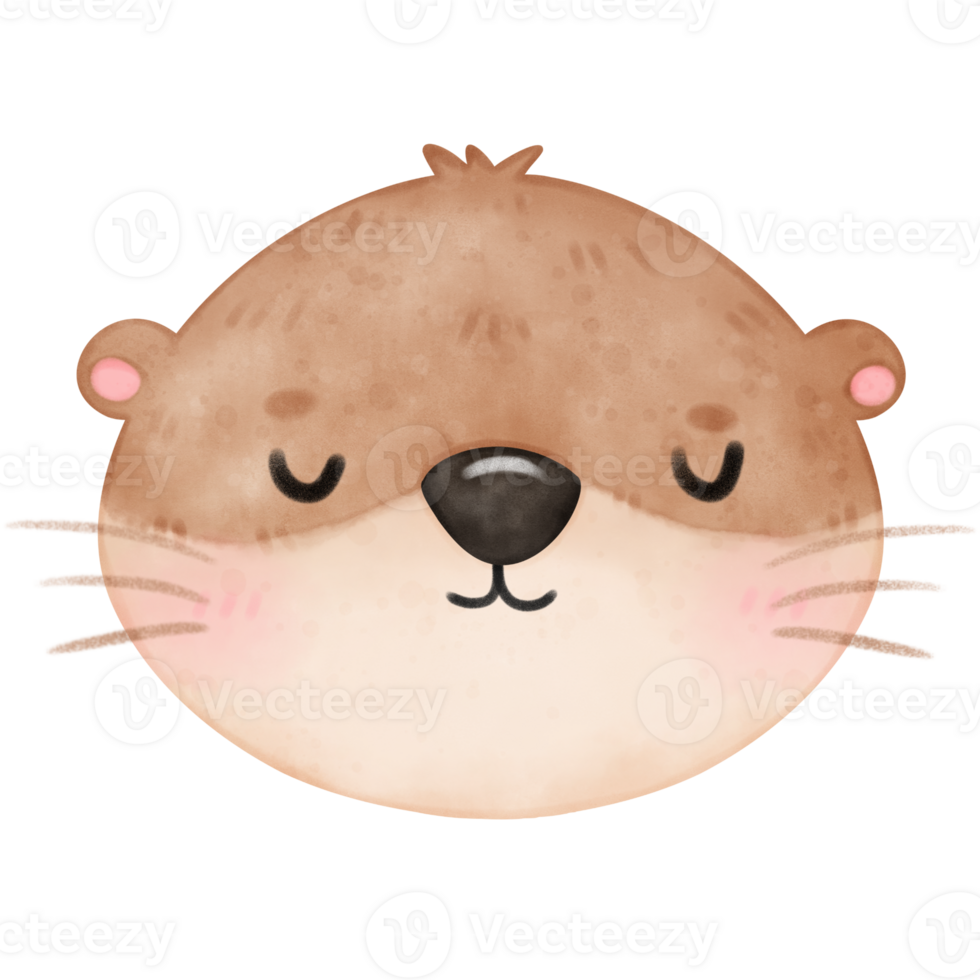 Cute Otter, Summer, Cute Animal, Pool Party, Watercolor Otter png