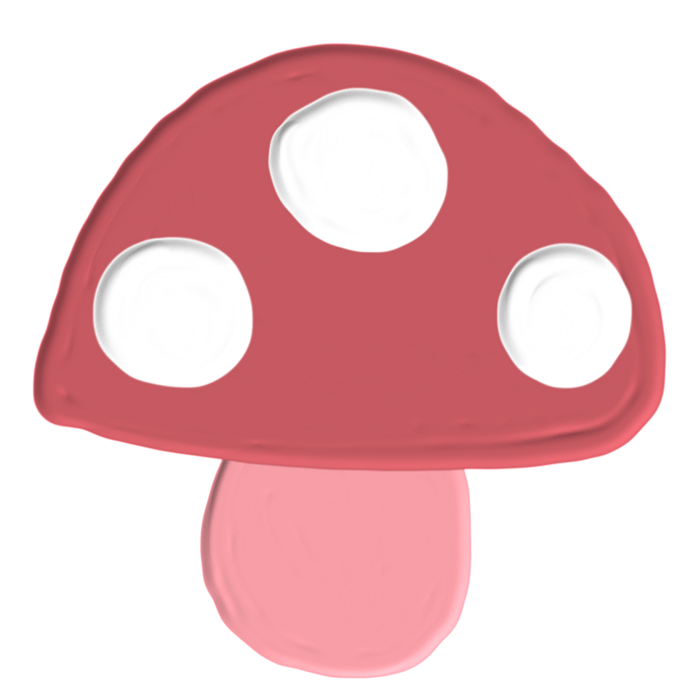cute sticker with acrylic painting png