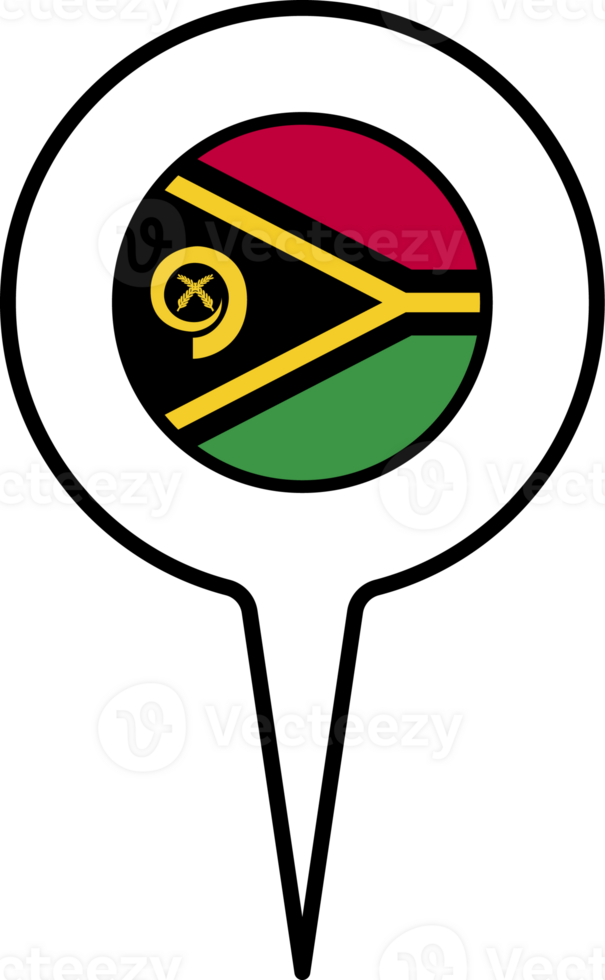 Vanuatu flag Map pointer icon. png