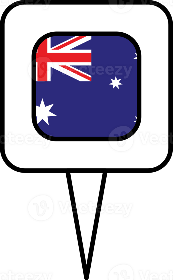 Australia flag pin place icon. png