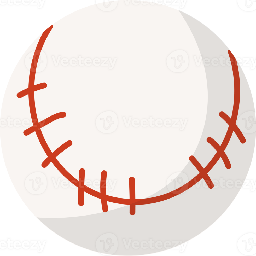 baseball flat element, sports element. png