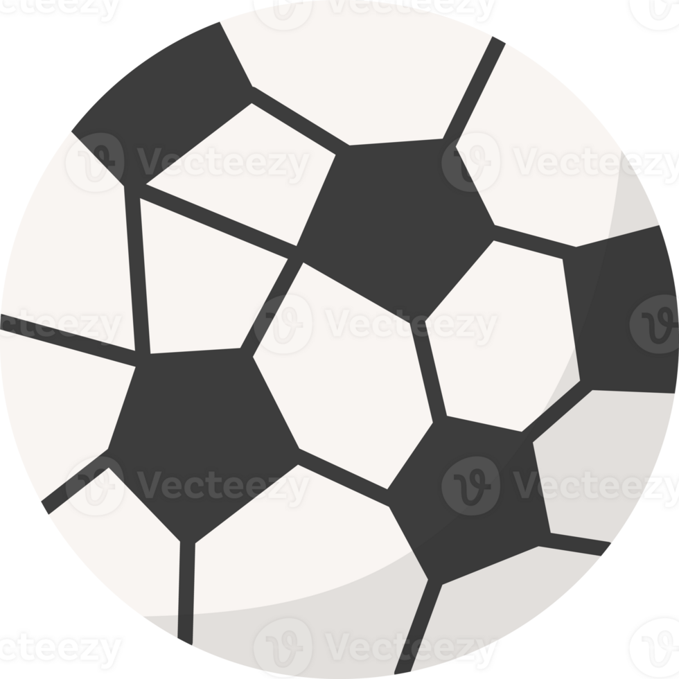 football flat element, sports element. png