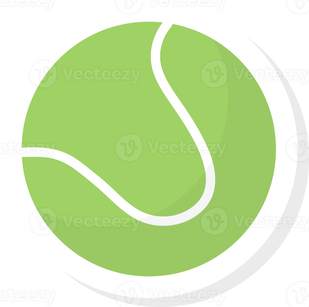 tennis ball stickers flat element, sports element stickers. 23639643 PNG